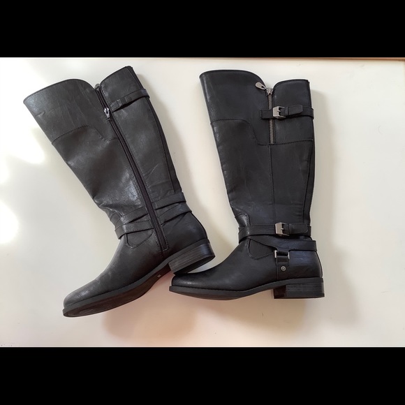 8 M Wide Calf woman’s black boots - new - Picture 5 of 7